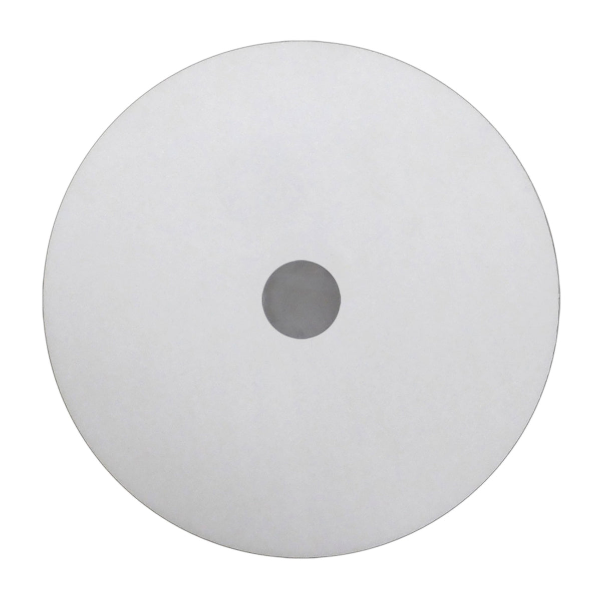 Universal 60cm Frosted Acrylic Diffuser Disk In White With Chrome Detail
