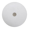 Universal 60cm Frosted Acrylic Diffuser Disc In White With Satin Nickel Detail