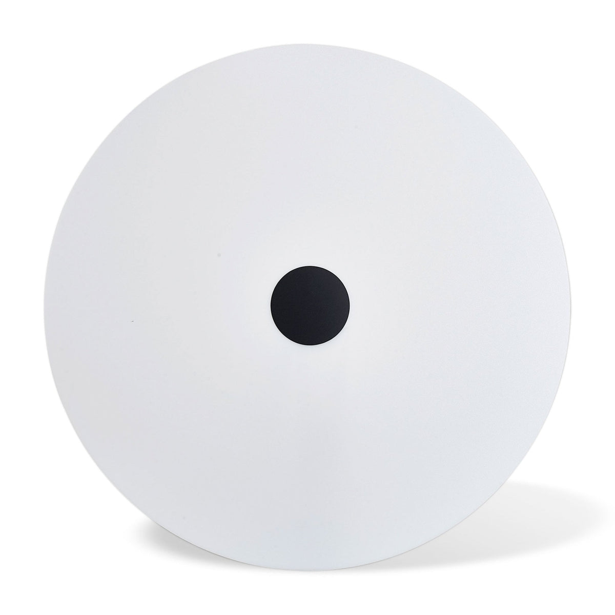 Universal 60cm Frosted Acrylic Diffuser Disc In White With Black Detail