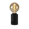 Delp Dimmable Table Lamp In Sand Black