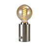 Delp Dimmable Table Lamp In Sand Nickel