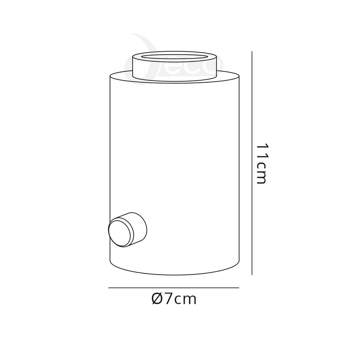 Delp Dimmable Table Lamp In Pearl Black