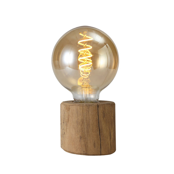 Aida Table Lamp In Light Wood Finish