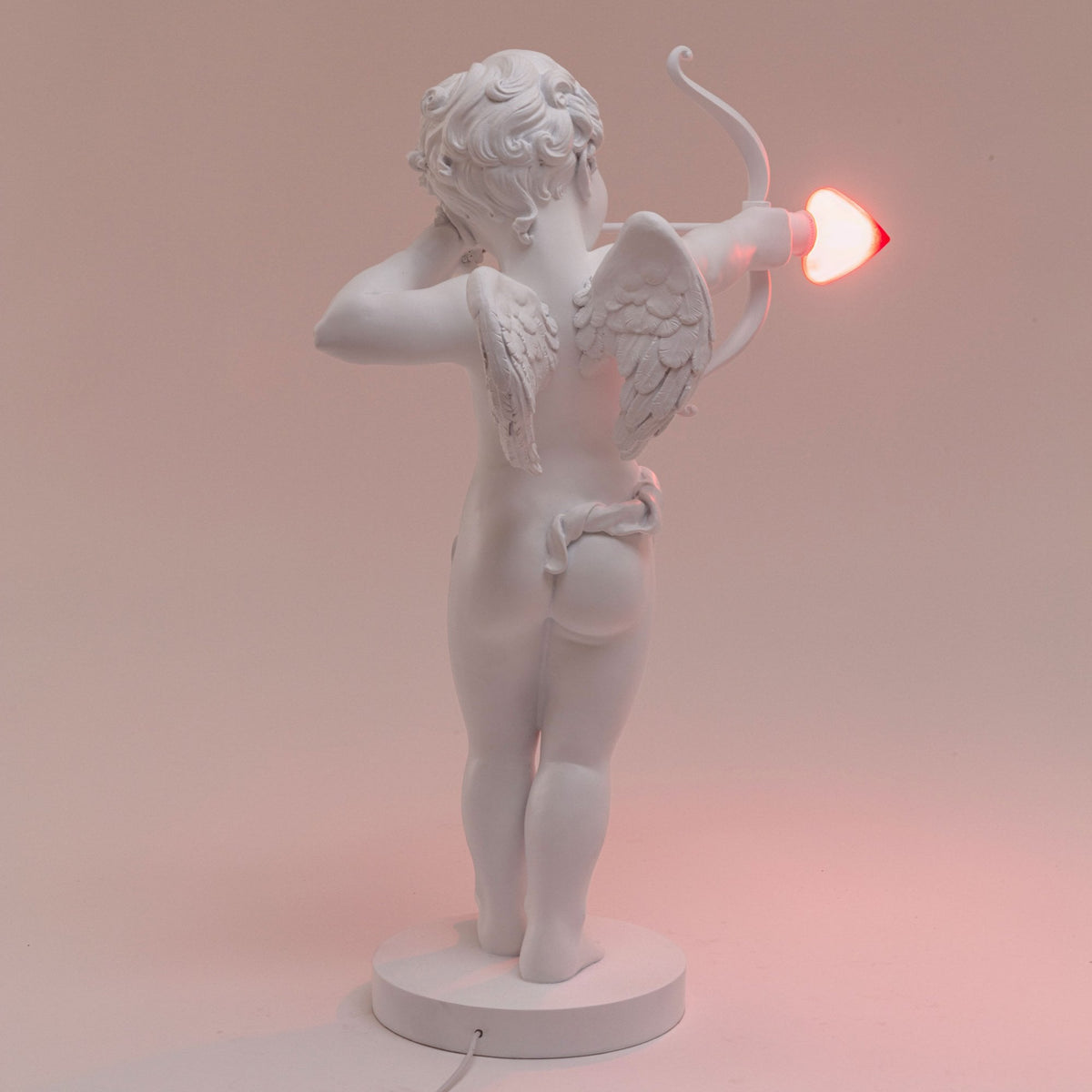 Cupid Table Lamp in White