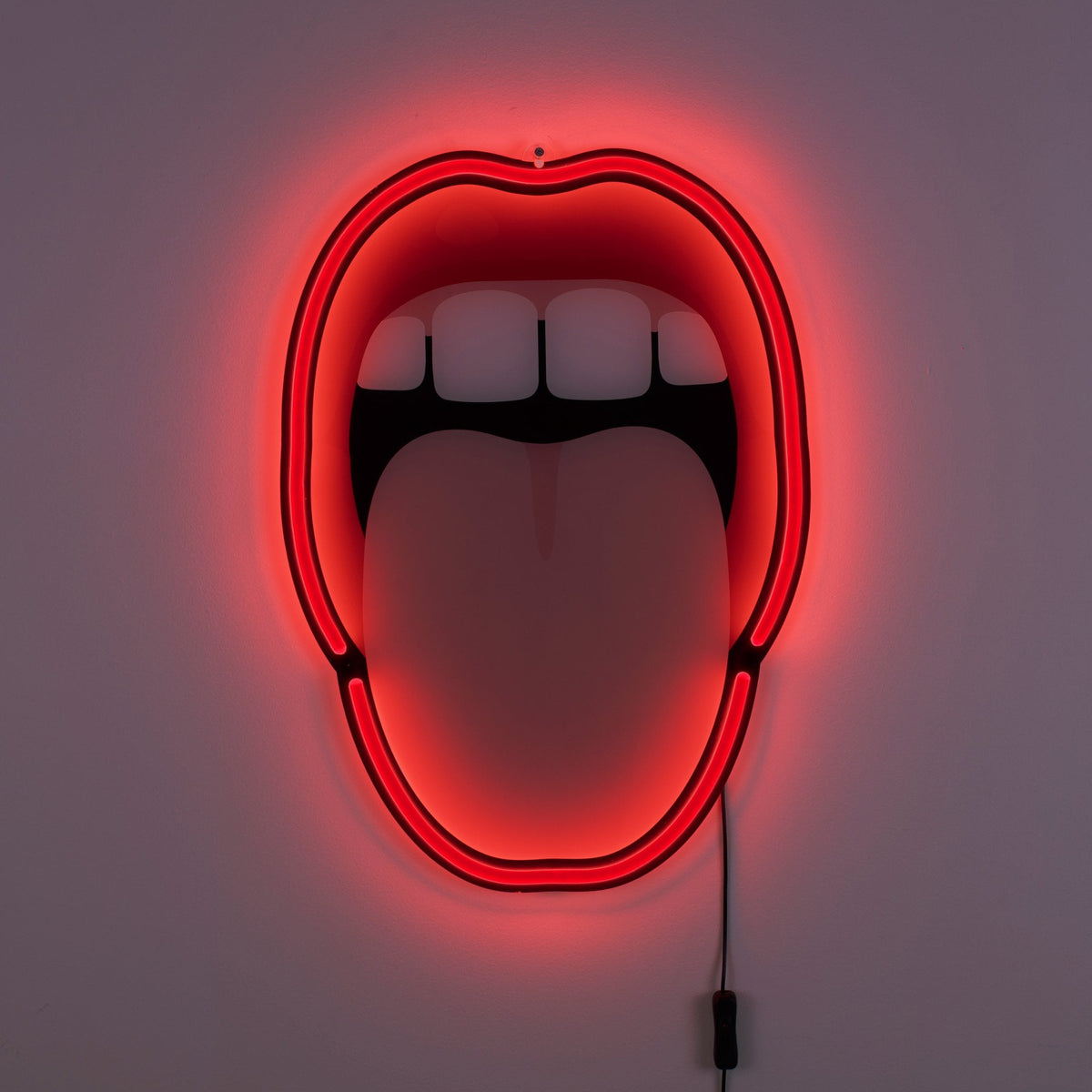 Blow Tounge LED Plugged Wall Lamp