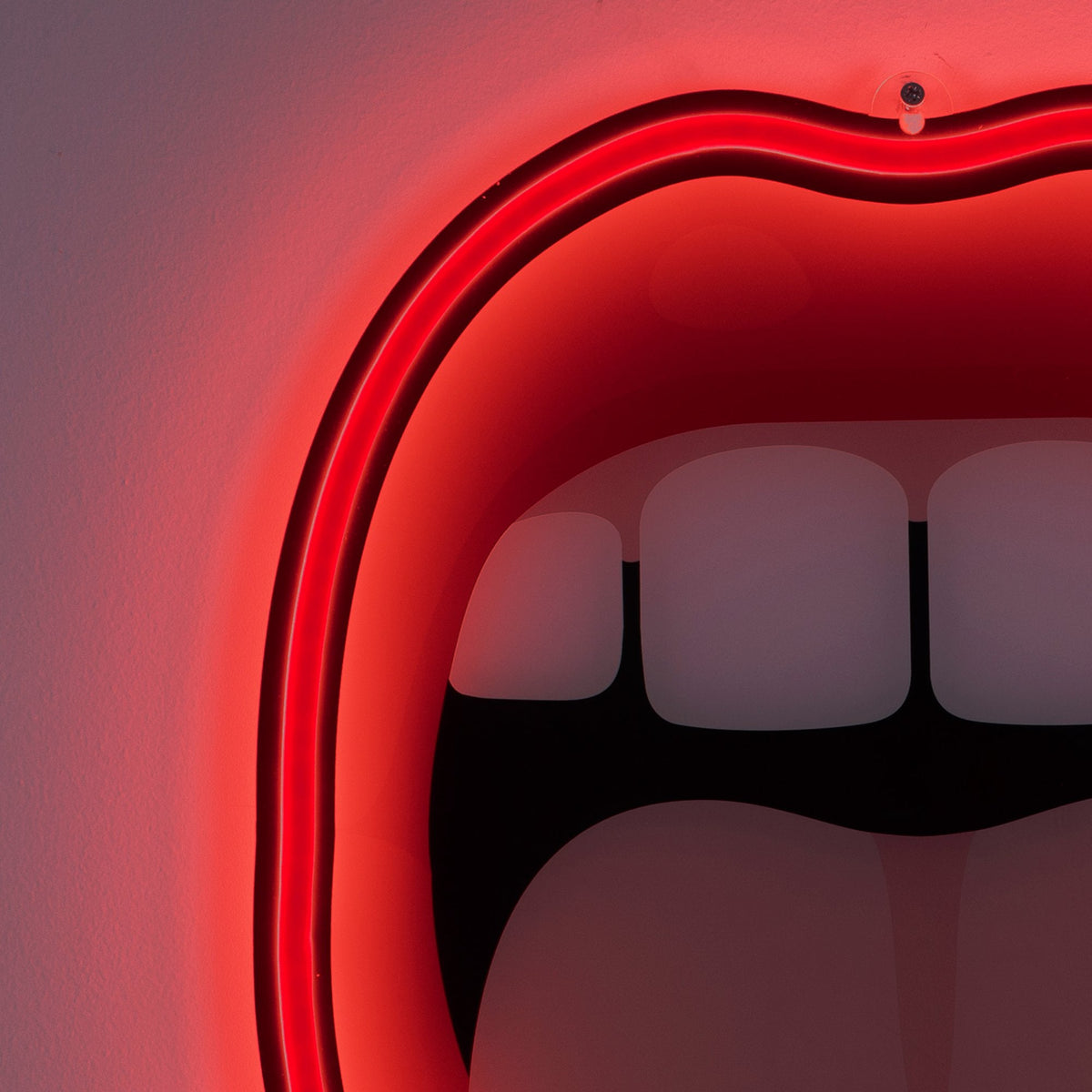 Blow Tounge LED Plugged Wall Lamp