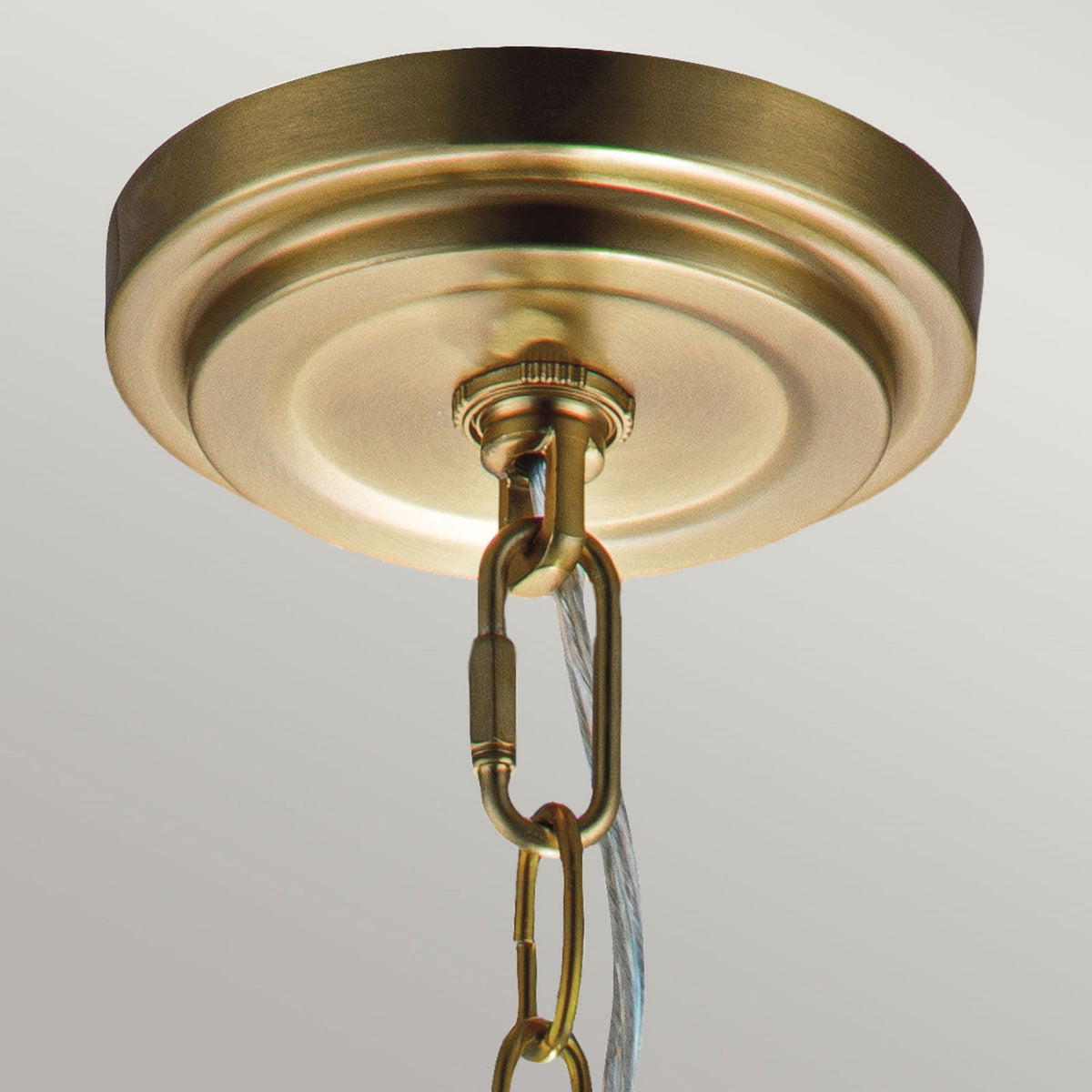 Tabby Mini Pendant in Burnished Brass