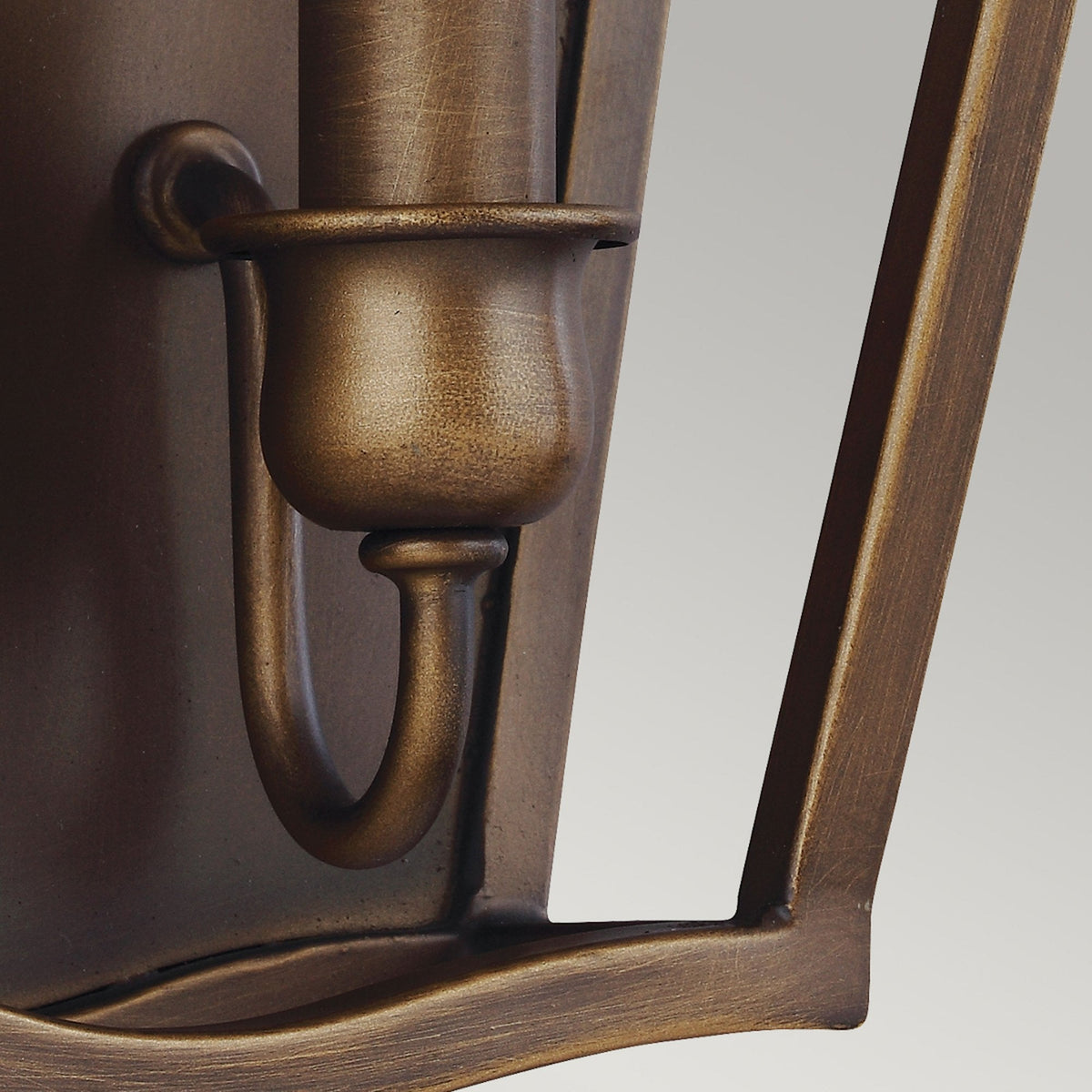 Yarmouth Twin Lamp Wall Lantern in Painted Aged Brass