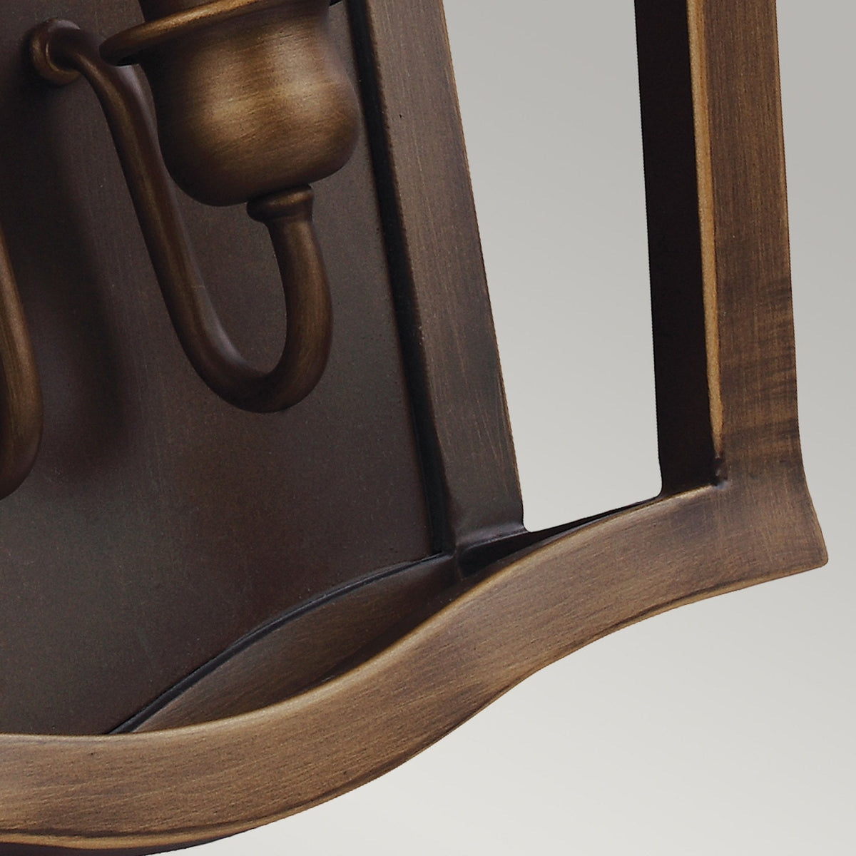 Yarmouth Triple Lamp Wall Lantern in Painted Aged Brass