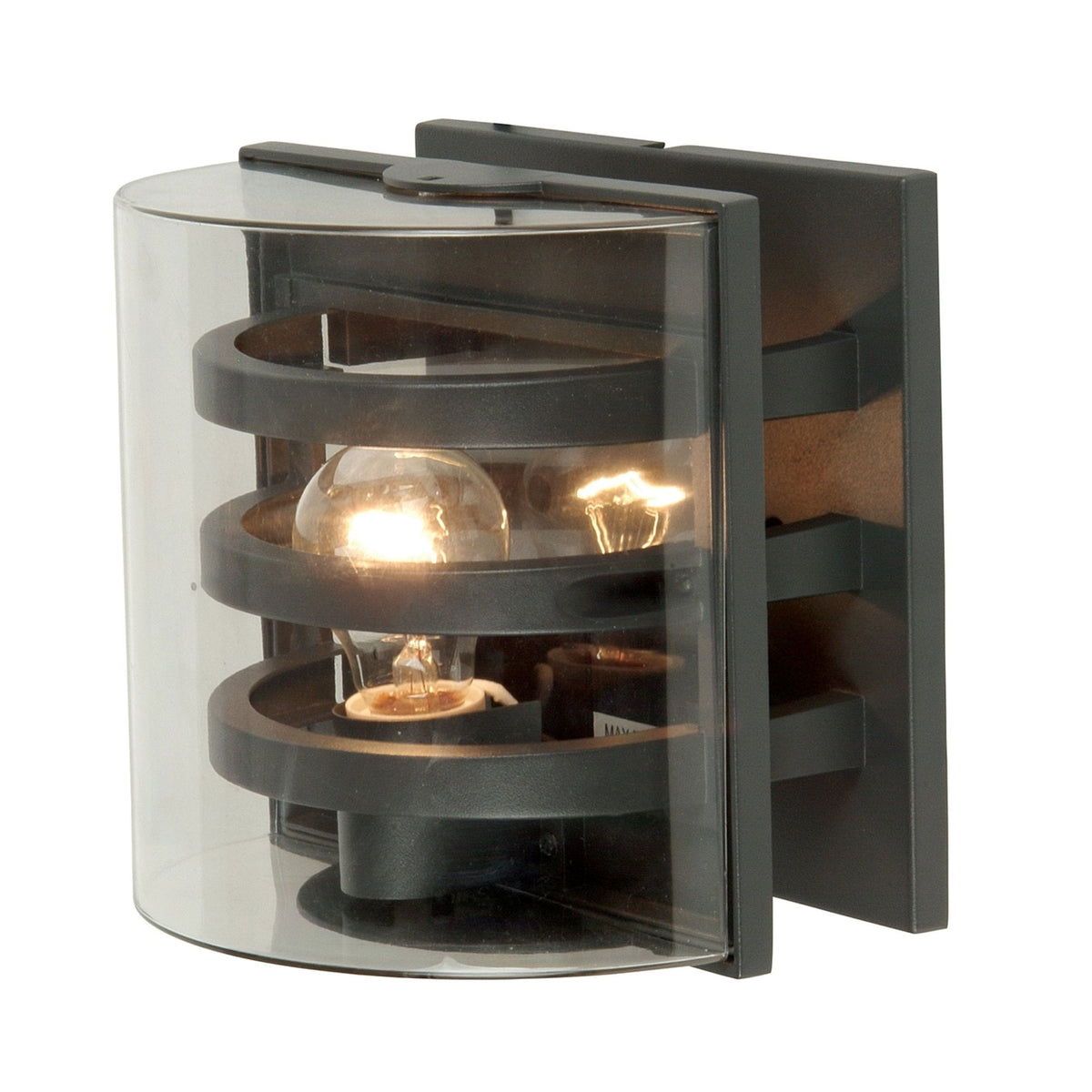 Frida Medium IP54 Exterior Wall Light in Graphite
