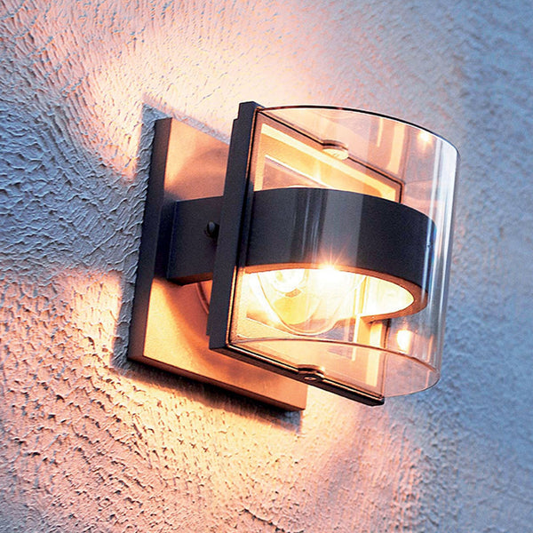 Frida Small IP54 Exterior Wall Light in Graphite