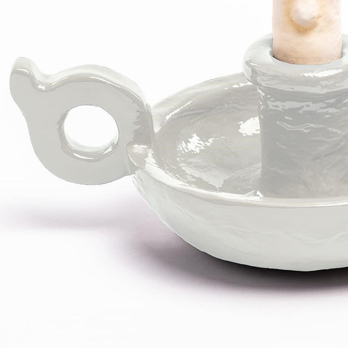 Grimm Candle Table Lamp in White