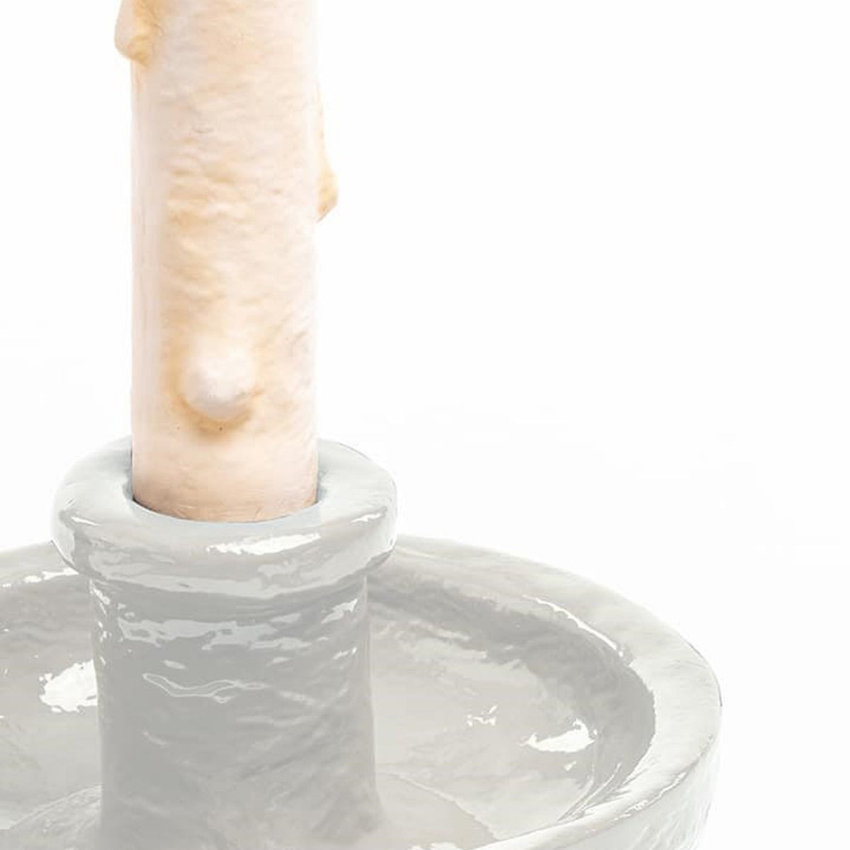 Grimm Candle Table Lamp in White