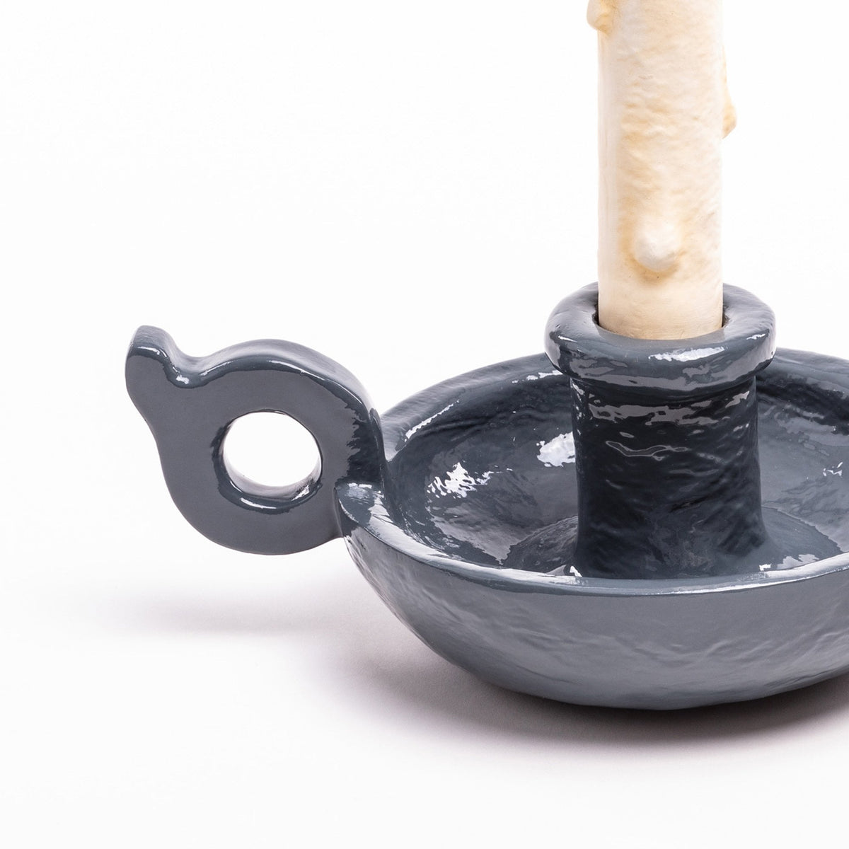 Grimm Candle Table Lamp in Grey