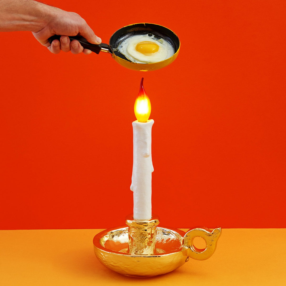 Grimm Candle Table Lamp in Gold