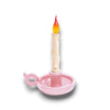 Grimm Candle Table Lamp in Pink