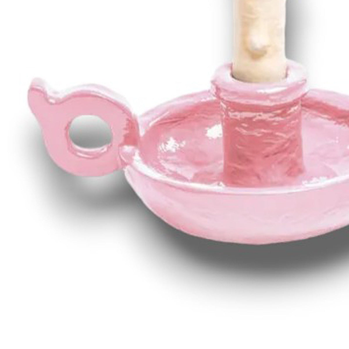 Grimm Candle Table Lamp in Pink