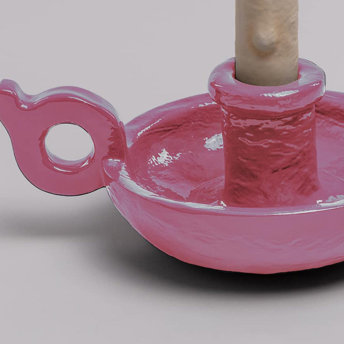 Grimm Candle Table Lamp in Pink