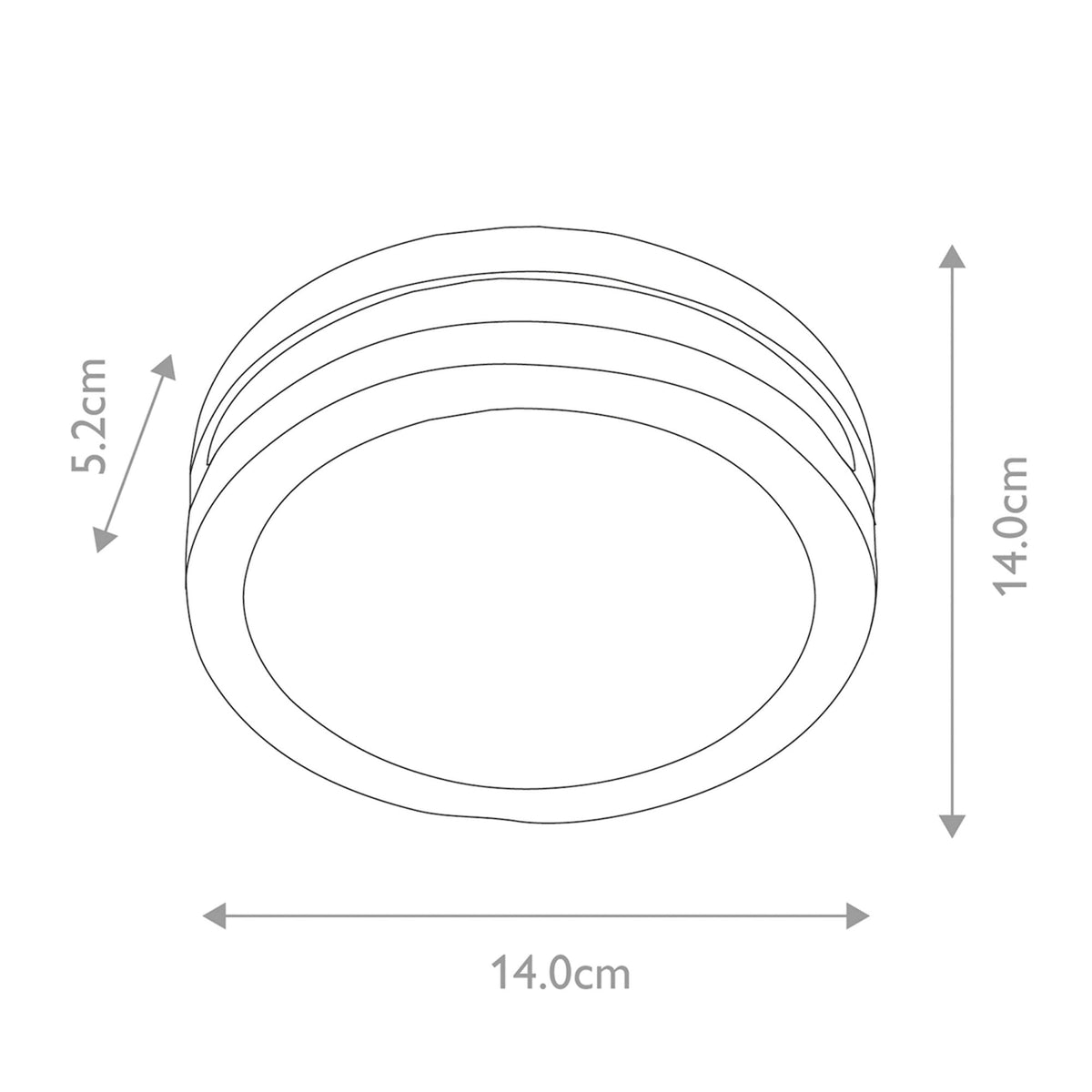 Ano 1 Small Wall or Ceiling IP54 Exterior Light