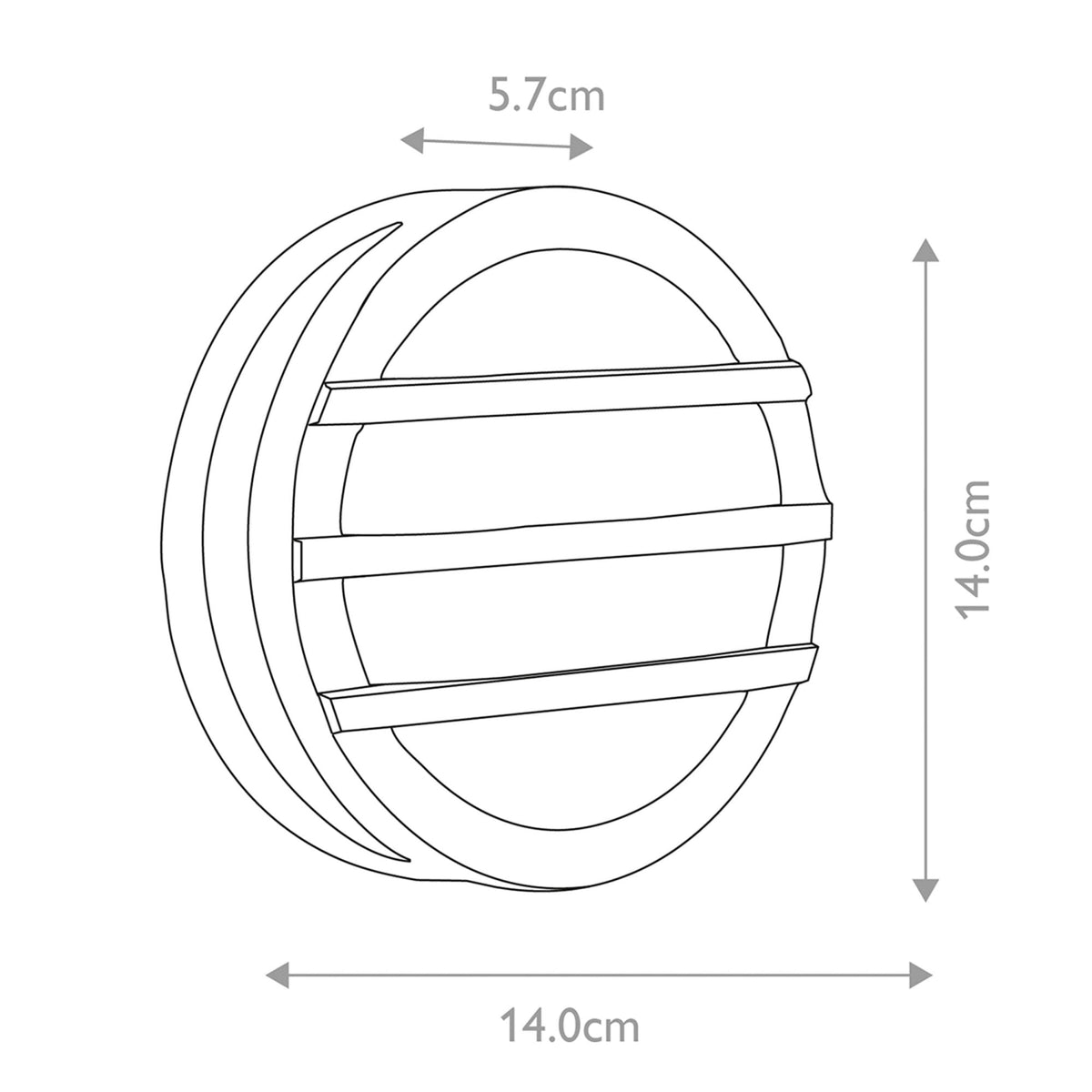 Ano 2 Small Wall or Ceiling IP54 Exterior Light