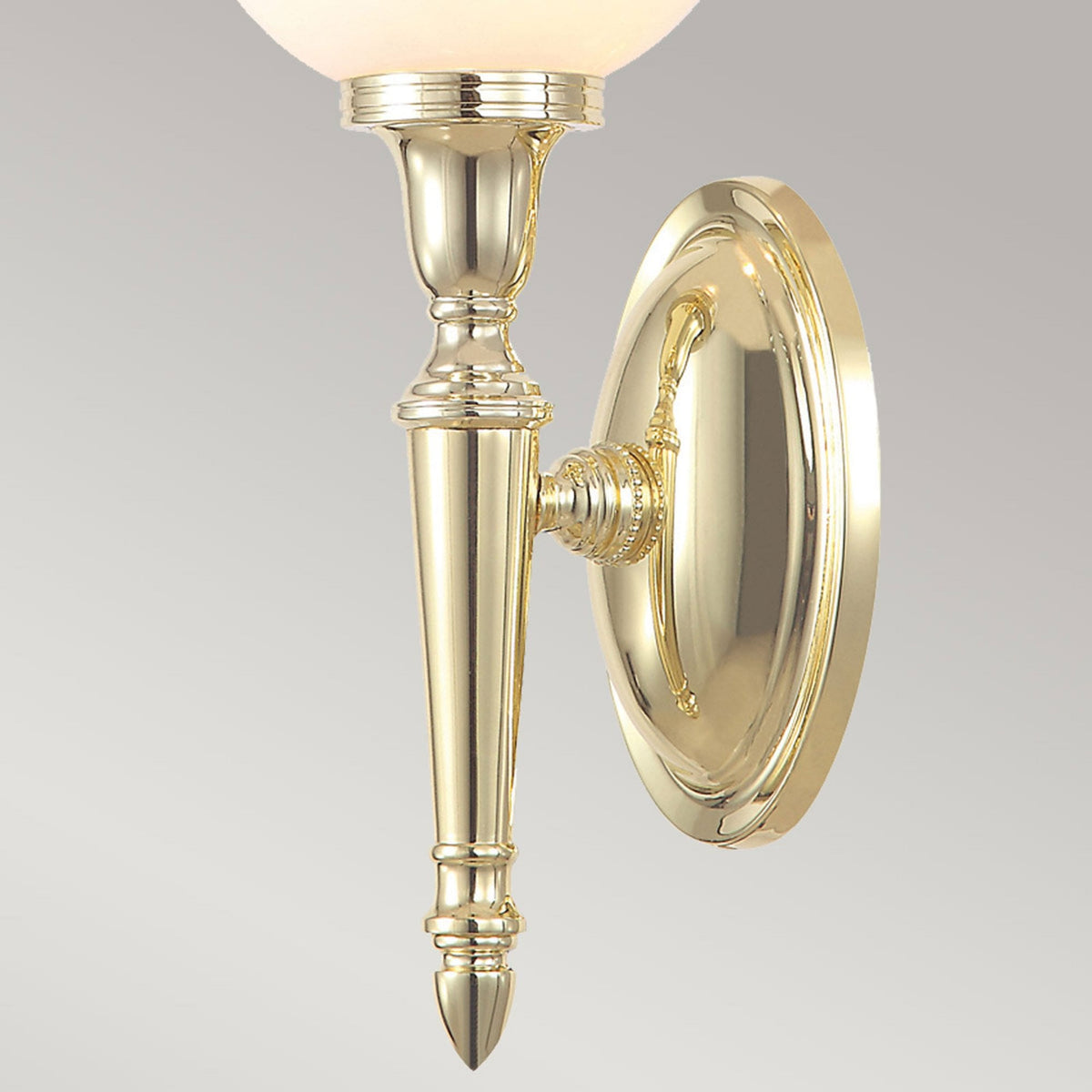 Dryden 4 IP44 Bathroom Wall Light in Polished Brass