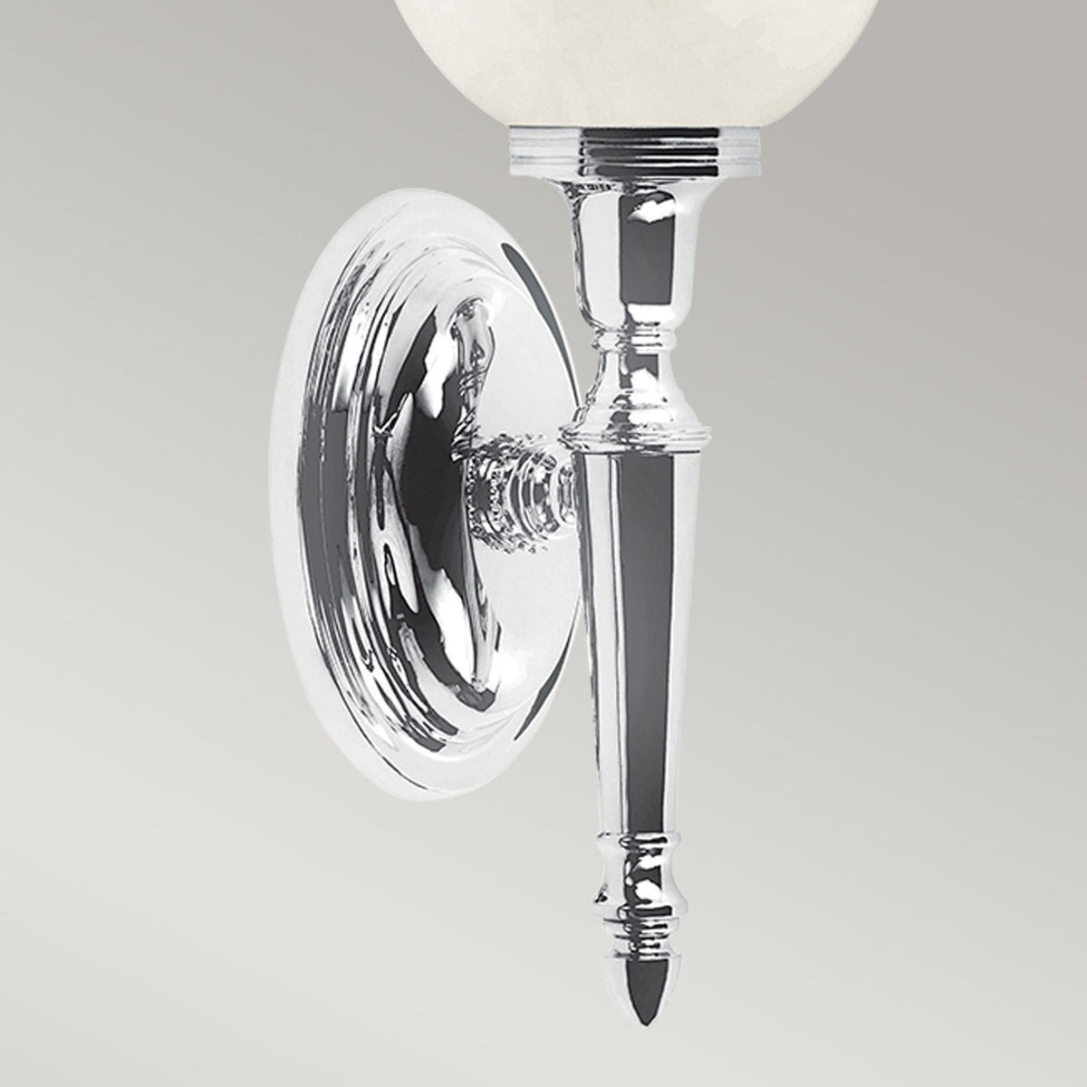 Dryden 4 IP44 Bathroom Wall Light in Polished Chrome