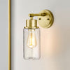 Morvah IP44 Bathroom Wall Light in Brushed Brass