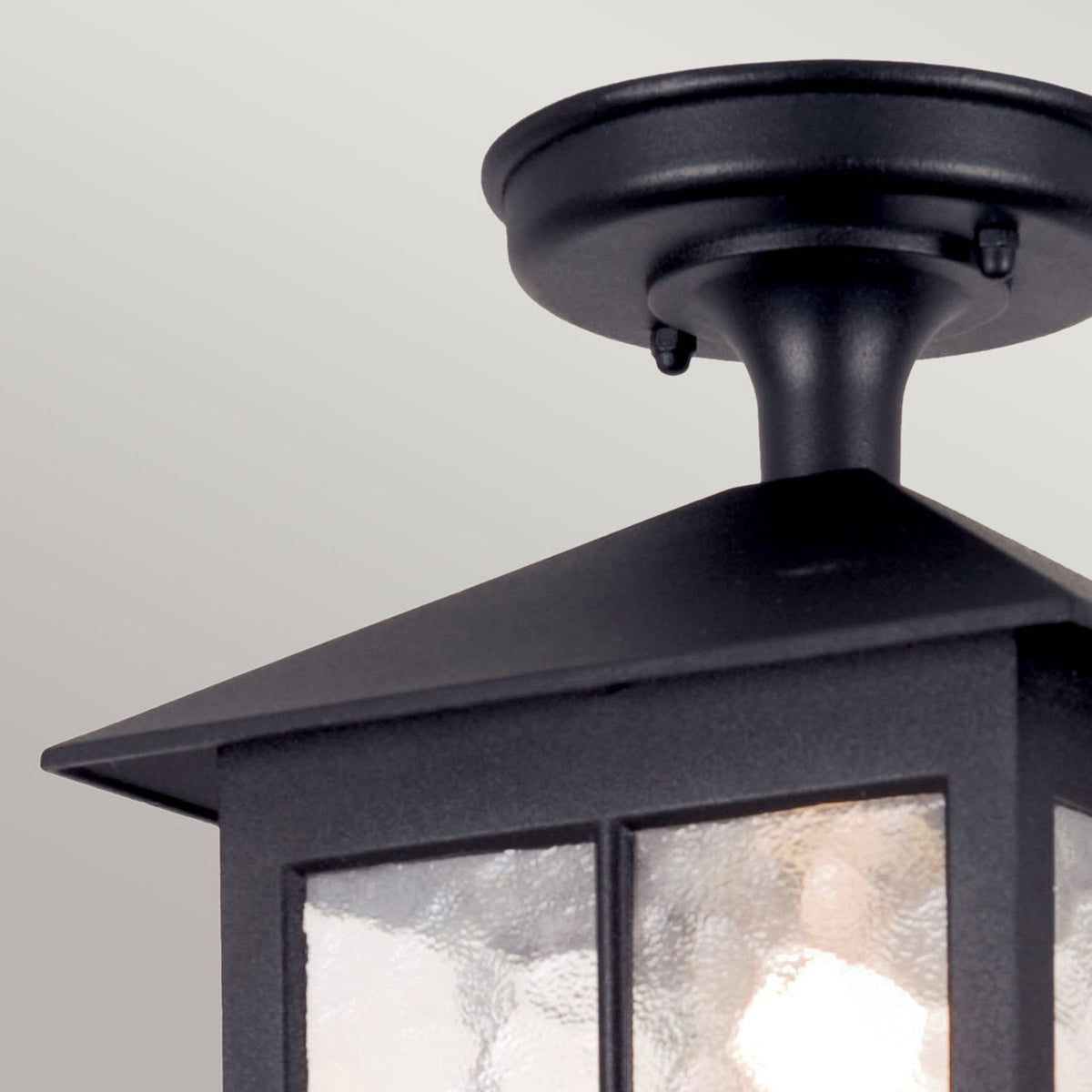 Winchester 1 Light Porch Lantern in Black
