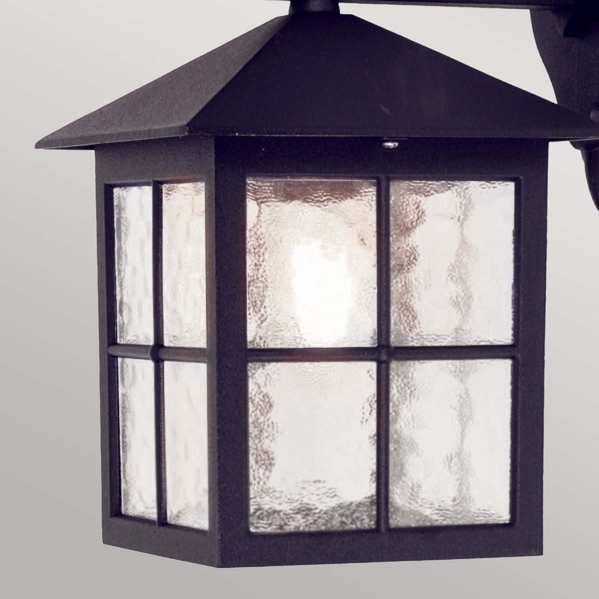 Winchester 335 Outdoor IP43 Down Wall Lantern in Black