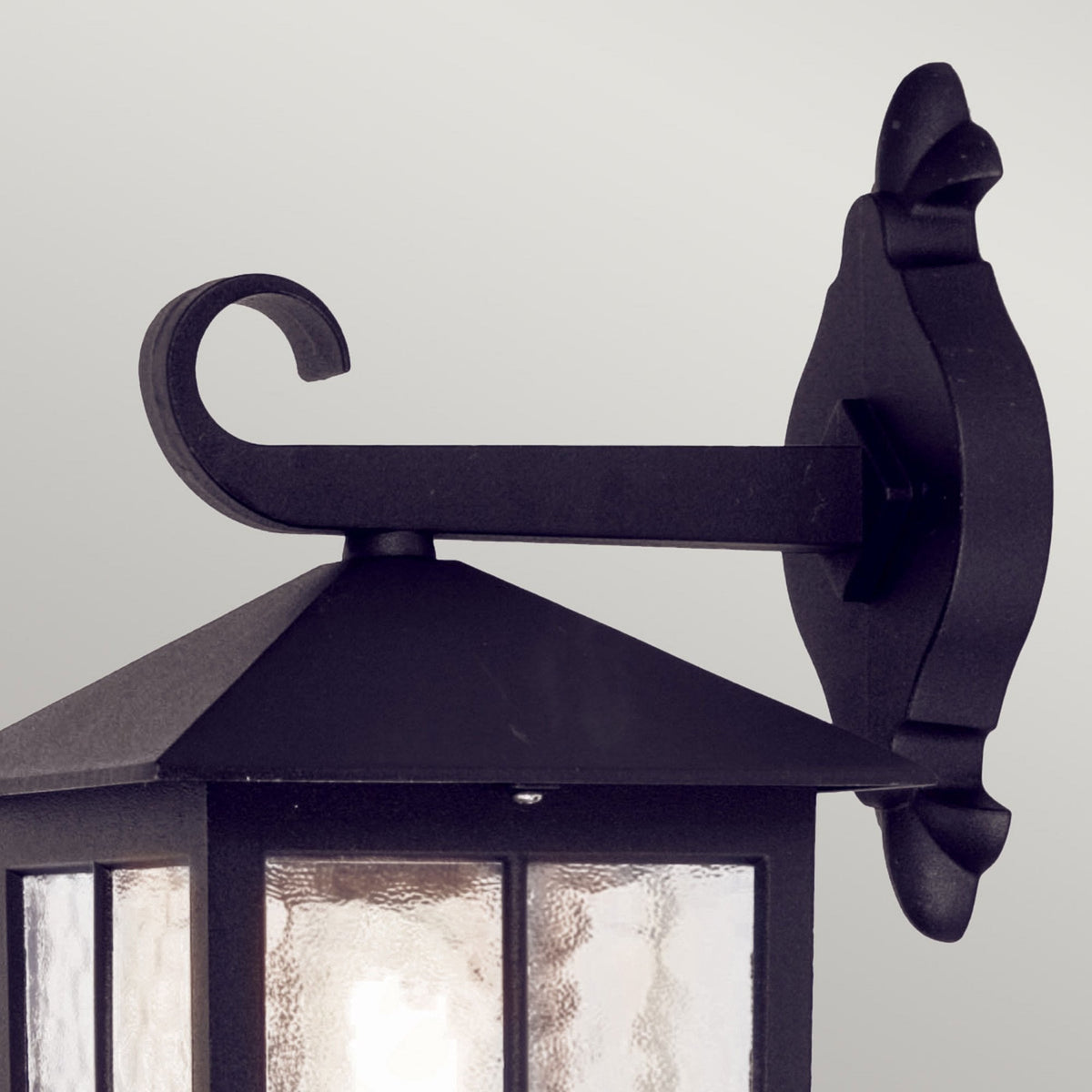 Winchester 335 Outdoor IP43 Down Wall Lantern in Black