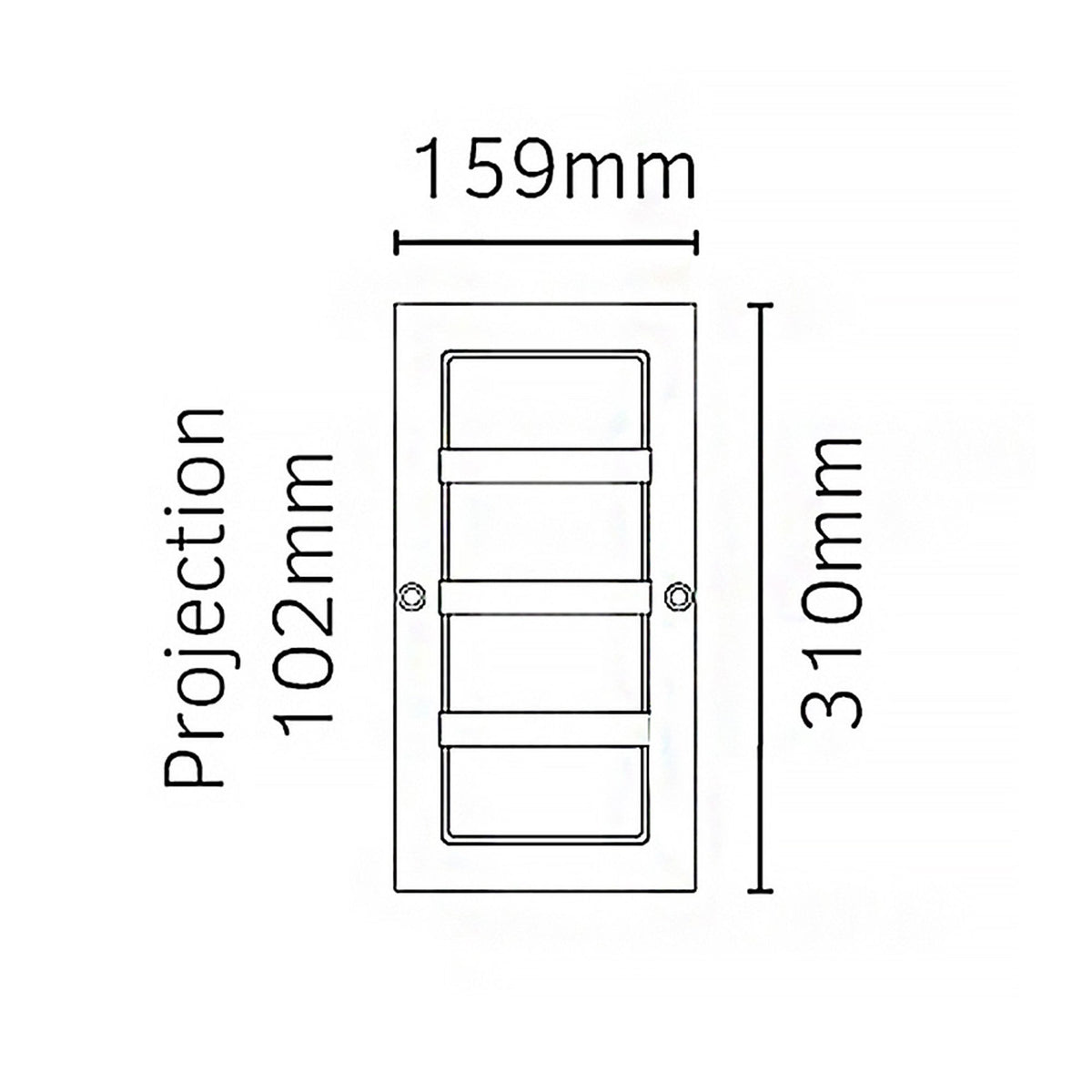 Boden IP54 Wall Light in Black with Opal Glass
