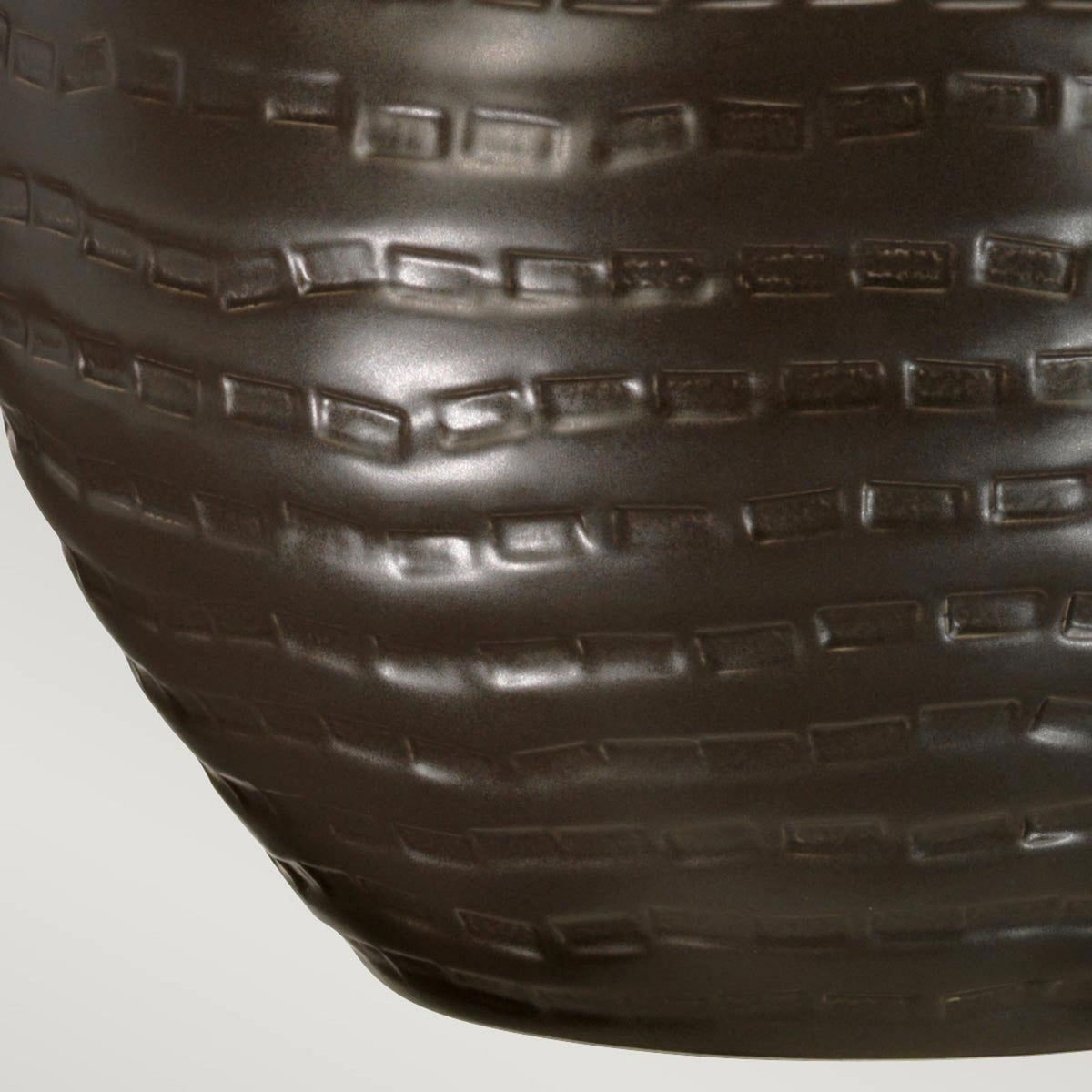 Brunswick Textured Ceramic Table Lamp in Graphite