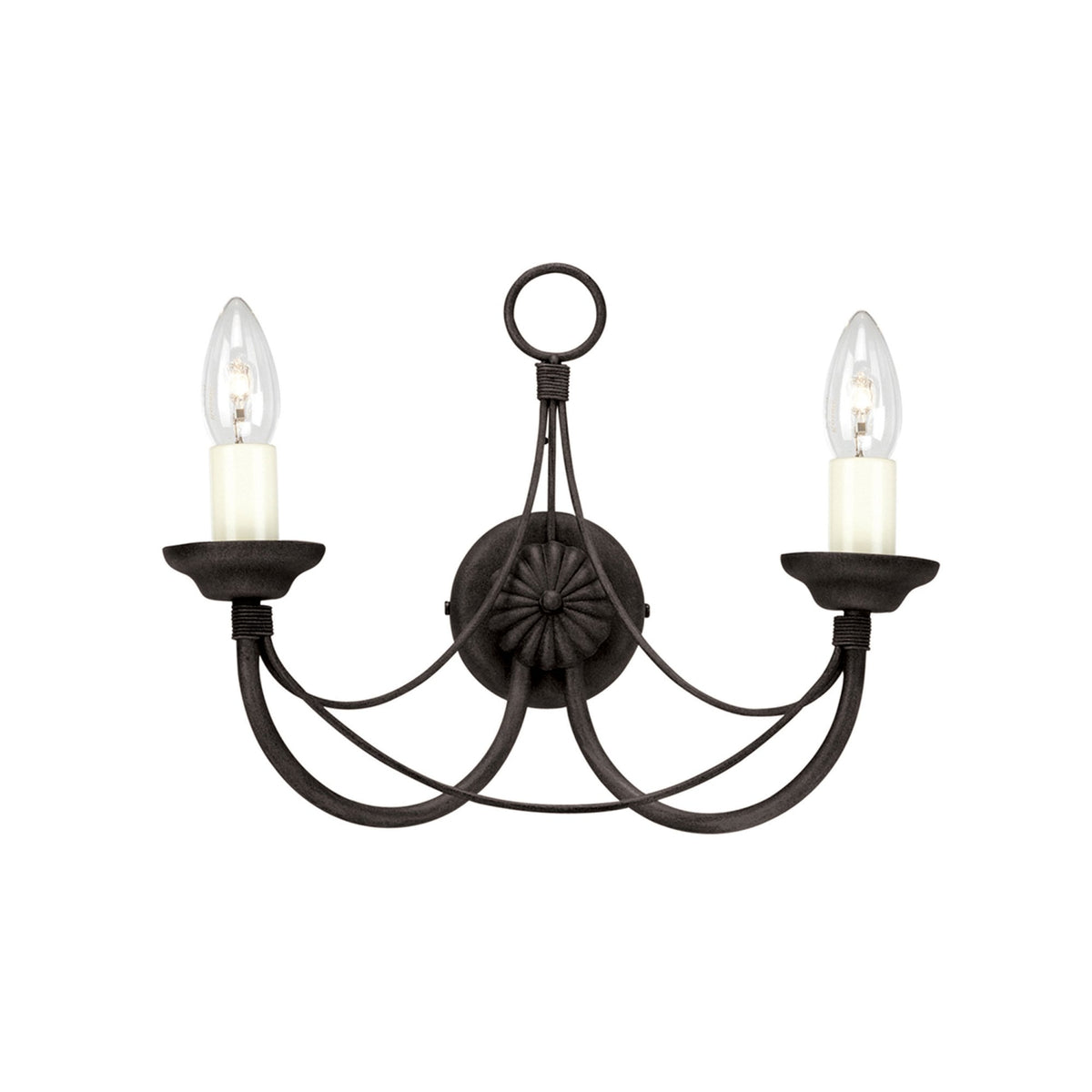 Carisbrooke Gothic Twin Arm Wall Light