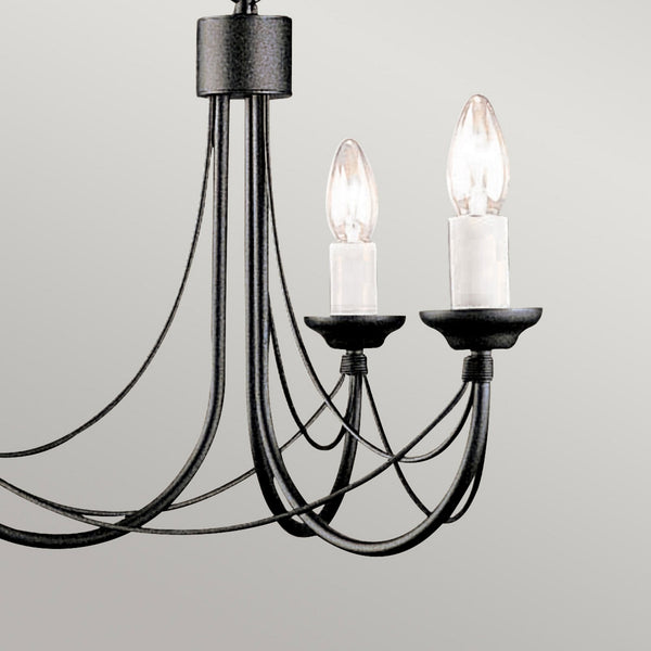 Carisbrooke Gothic 3 Light Duo-Mount Chandelier