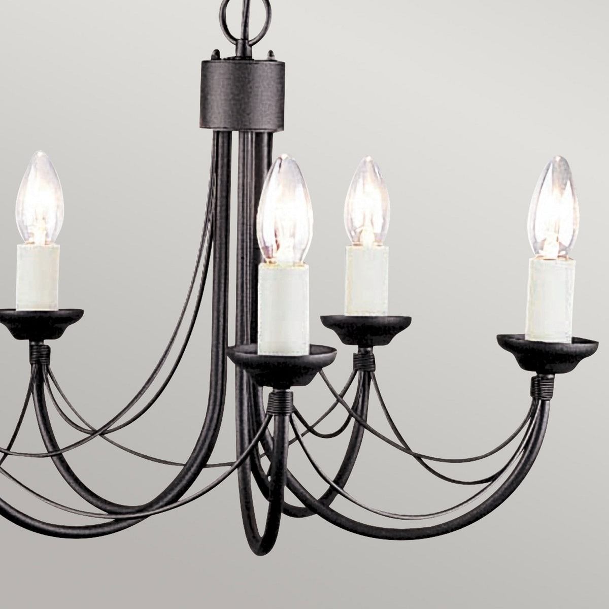 Carisbrooke Gothic 5 Light Duo-Mount Chandelier