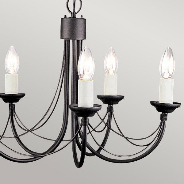 Carisbrooke Gothic 5 Light Duo-Mount Chandelier