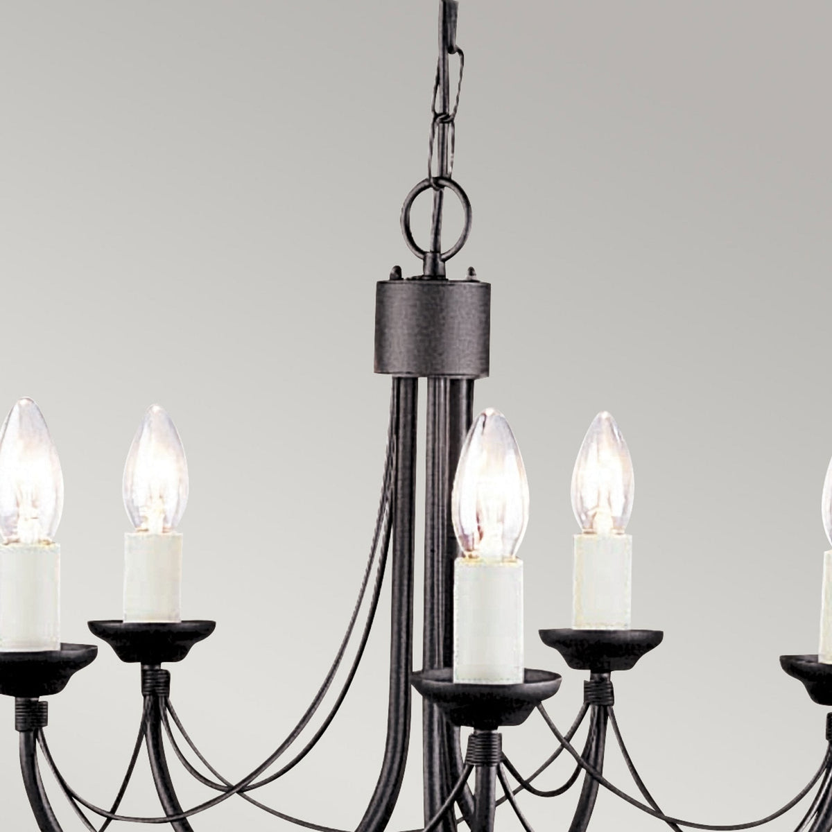 Carisbrooke Gothic 5 Light Duo-Mount Chandelier