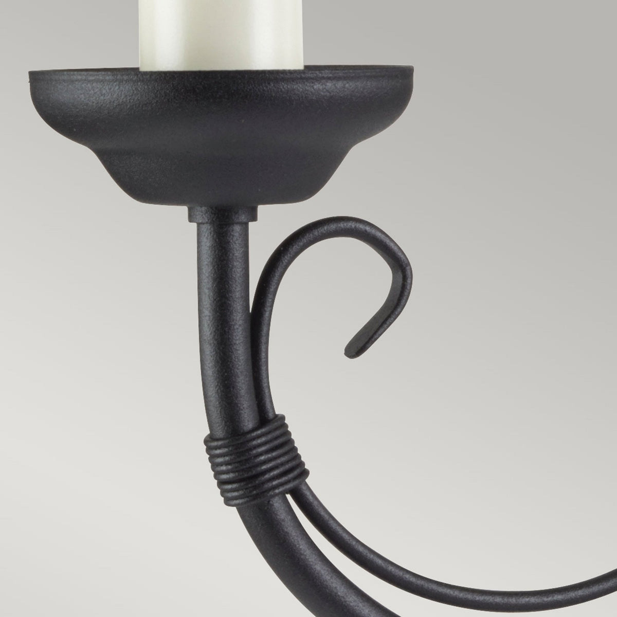 Chartwell Twin Arm Wall Light in Black