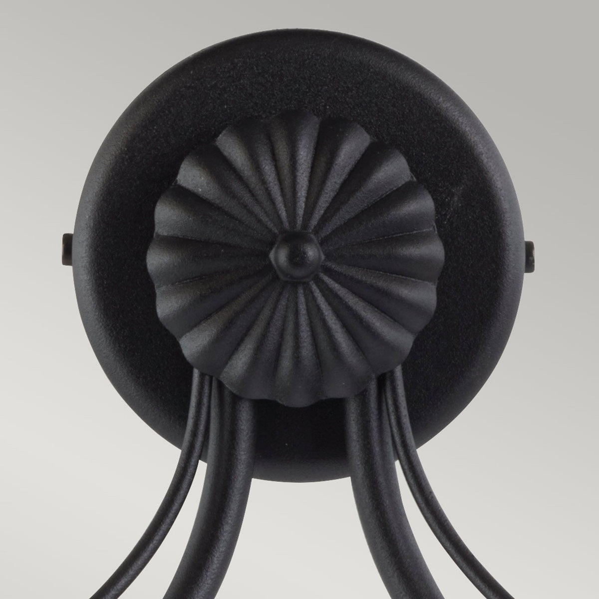Chartwell Twin Arm Wall Light in Black