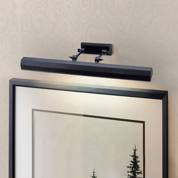 Chawton Large Adjustable Picture Light in Black