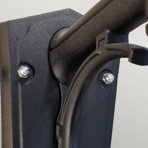 Chapel IP44 Single Up Wall Lantern in Black