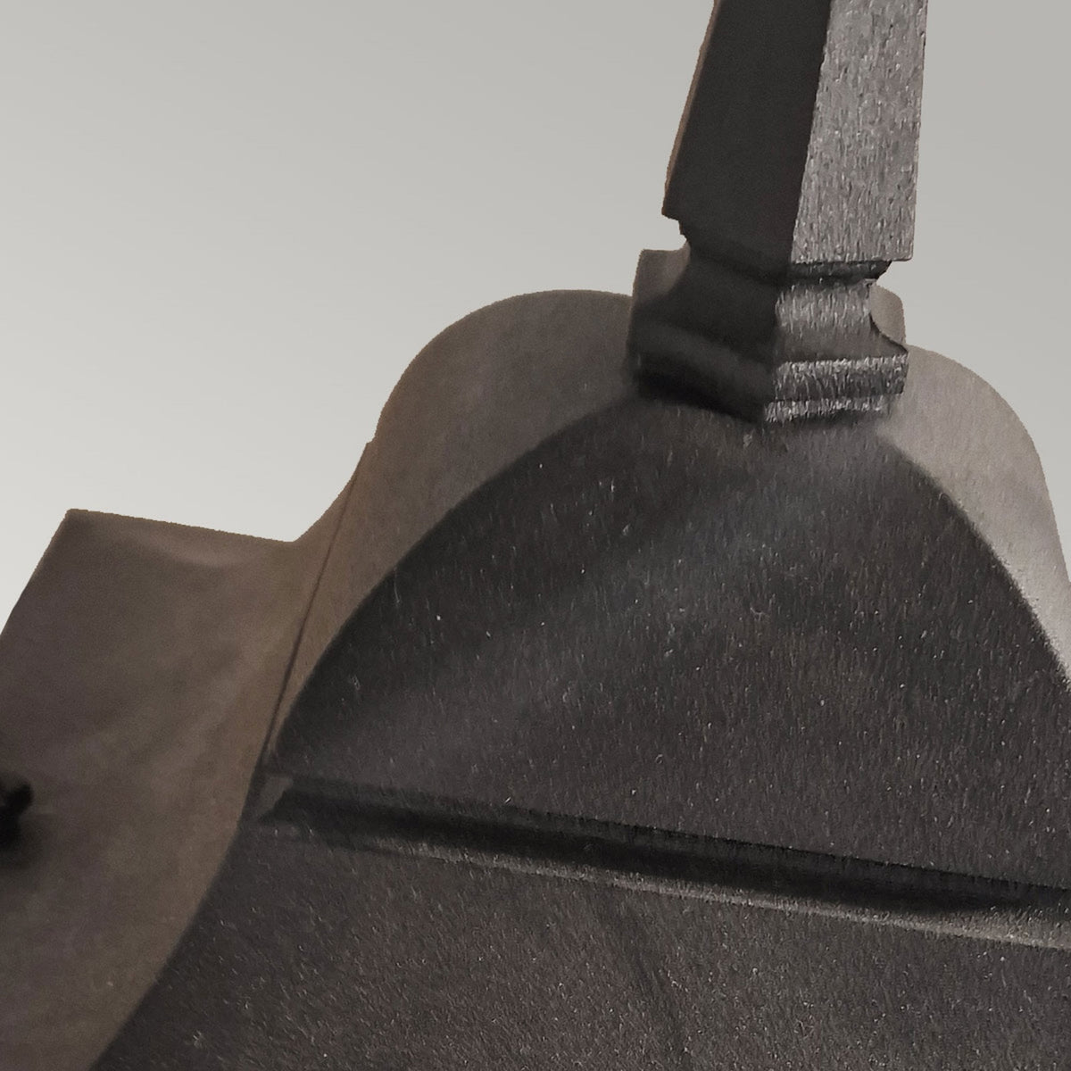 Chapel IP44 Single Up Wall Lantern in Black