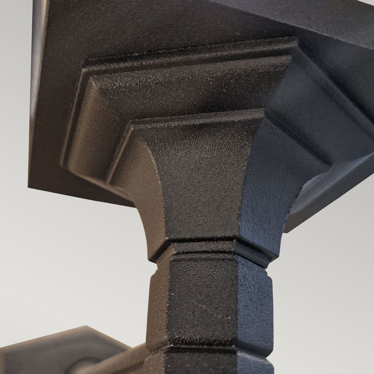 Chapel IP44 Single Up Wall Lantern in Black