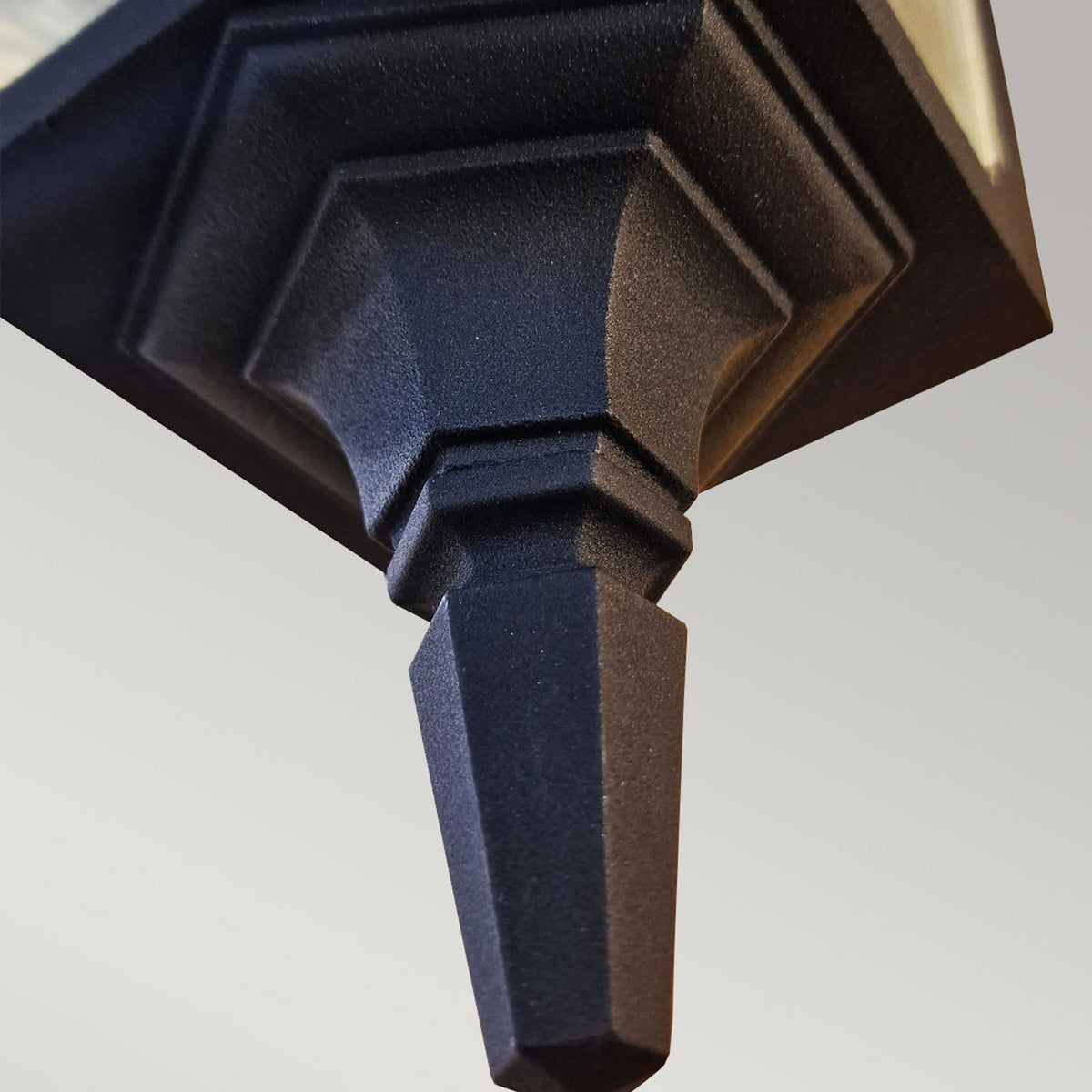Chapel IP44 Down Wall Lantern in Black