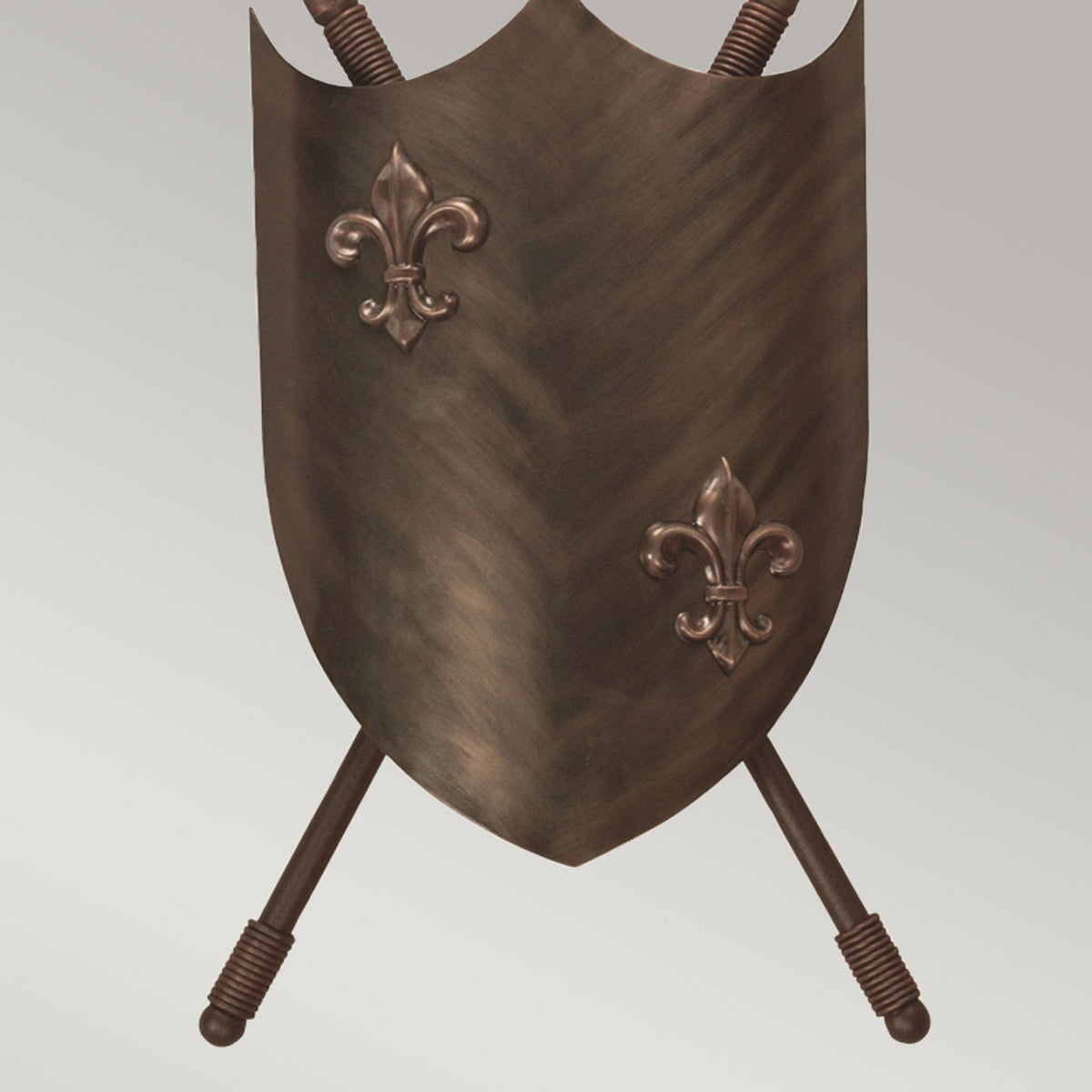 Crusader Medieval Up & Down Wall Light in Burnished Bronze