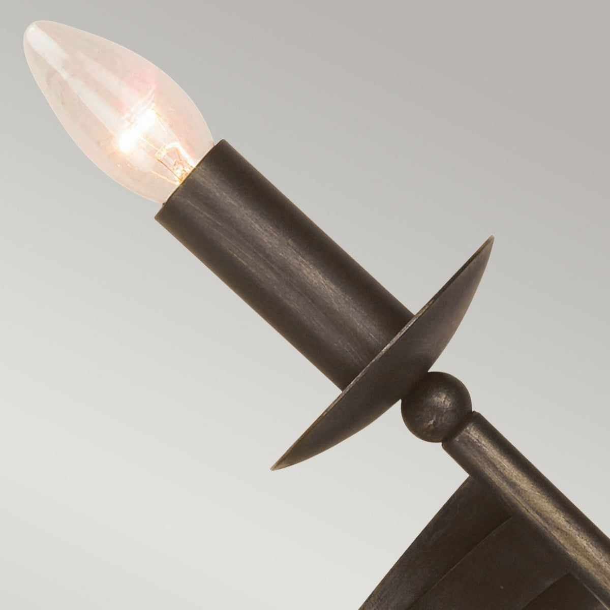 Cromwell Medieval Style 2 Arm Wall Light