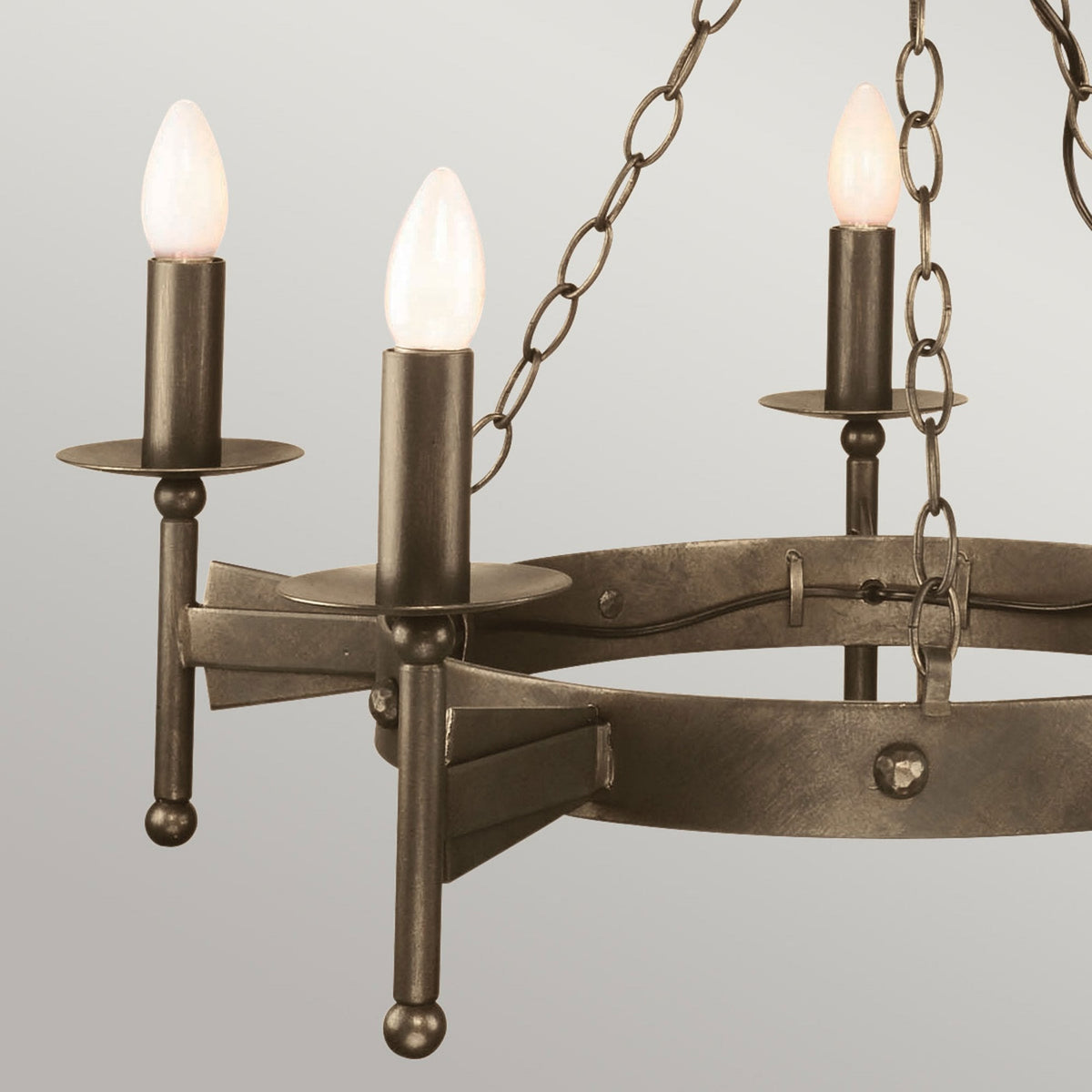 Cromwell Medieval Style 5 Light Chandelier