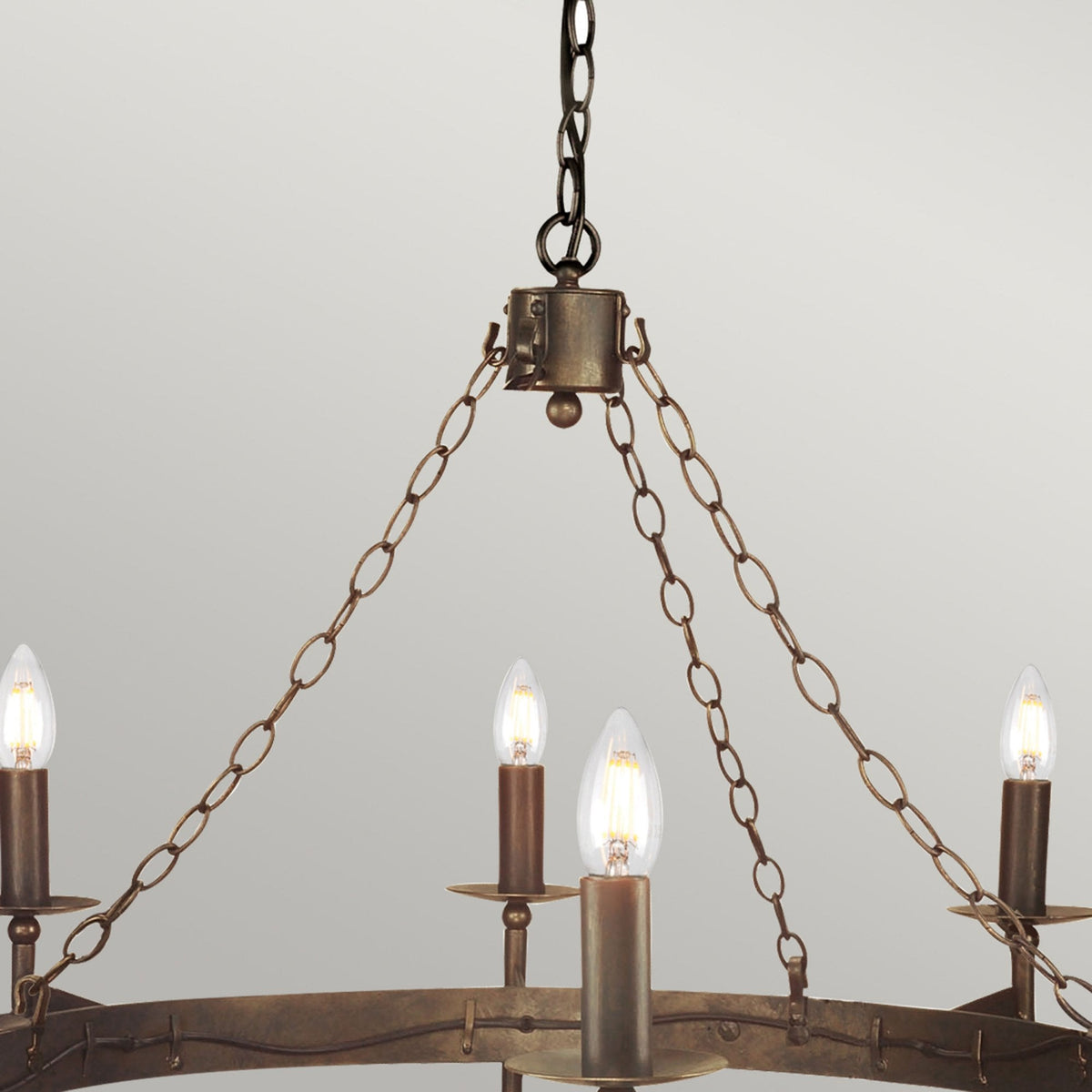 Cromwell Medieval Style 8 Light Chandelier