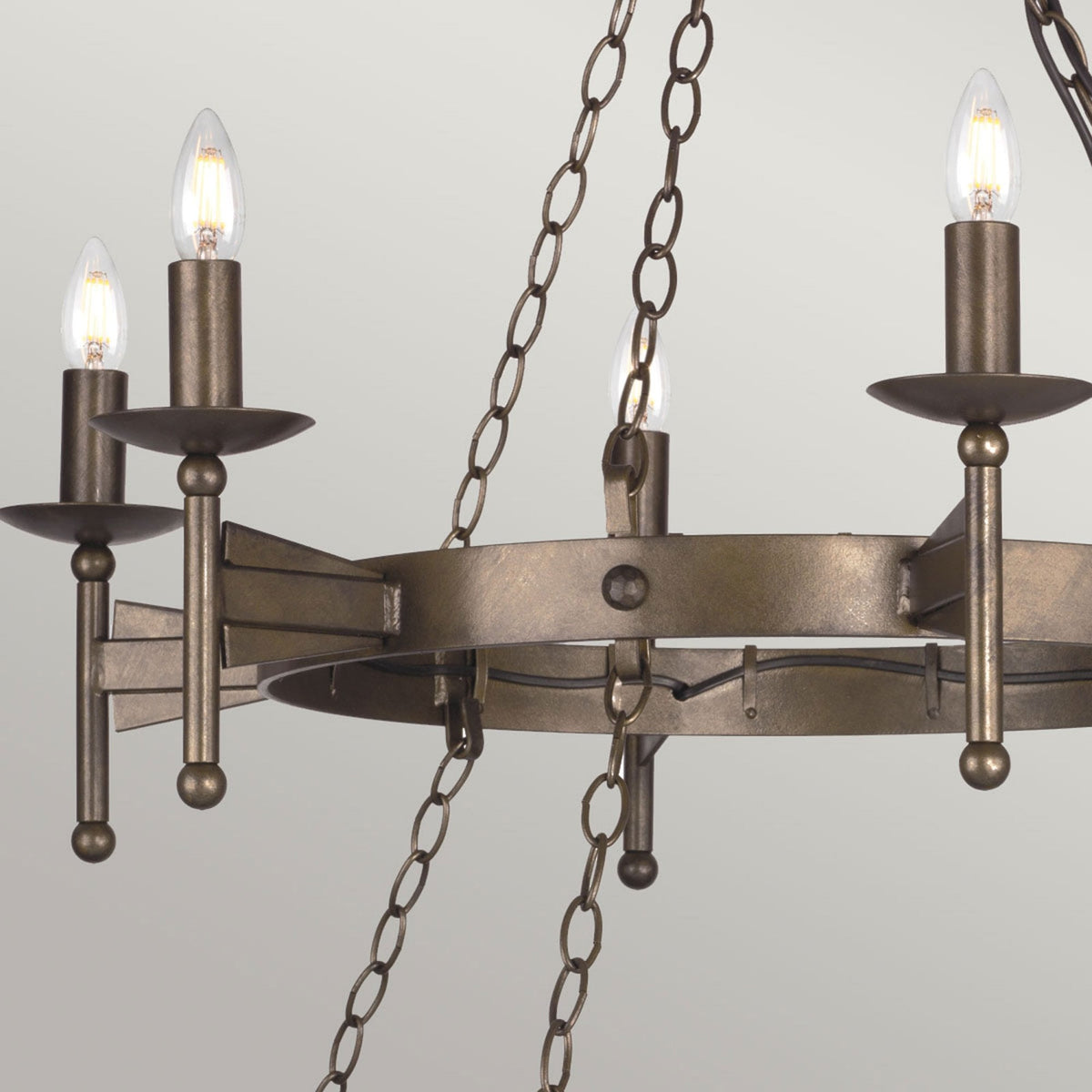 Cromwell Medieval Style 18 Light Chandelier