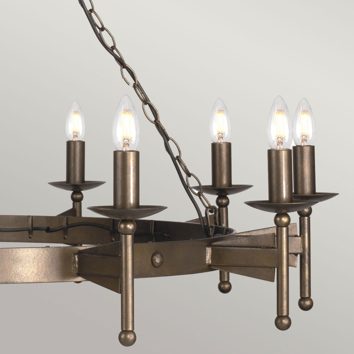 Cromwell Medieval Style 18 Light Chandelier